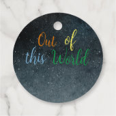 この世界の宇宙アドベンチャー感謝していあなた フェイバータグ (裏面)