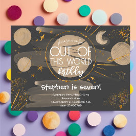この世界の宇宙誕生日招待状 招待状