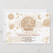 この世界の宇宙誕生日招待状 招待状 (正面)