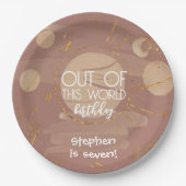 この世界の宇宙誕生日 ペーパープレート (正面)