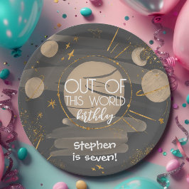 この世界の宇宙誕生日 ペーパープレート