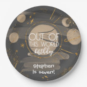 この世界の宇宙誕生日 ペーパープレート (正面)