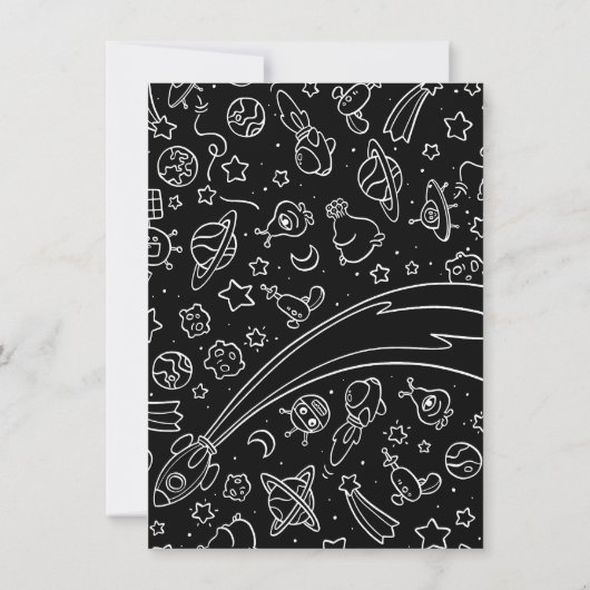 この世界の宇宙飛行士の宇宙ありがとう サンキューカード (裏面)