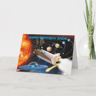 この世界の宇宙飛行士の誕生日カード カード