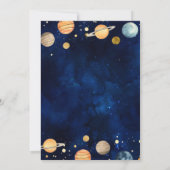 この世界の惑星銀河系宇宙誕生日 招待状 (裏面)