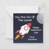 この世界の教室バレンタインから出ている ノートカード (正面)