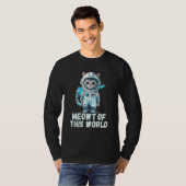 この世界の猫型宇宙飛行士 Tシャツ (正面フル)