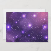 この世界の誕生日パーティーの招待状を送信 招待状 (裏面)