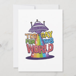 この世界のLGBT Alines UFOのためのおもしろいあまりにもゲイ シーズンカード