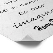 この世界は我々の想像のキャンバスにすぎない ポスター (角)