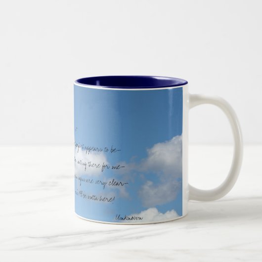 この世界は私の家…ではないです ツートーンマグカップ (右)