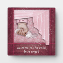 この世界へようこそ,リトルエンジェル(カスタマイズ可能) フォトプラーク