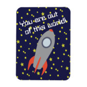 この世界レトロロケット船から マグネット (縦)