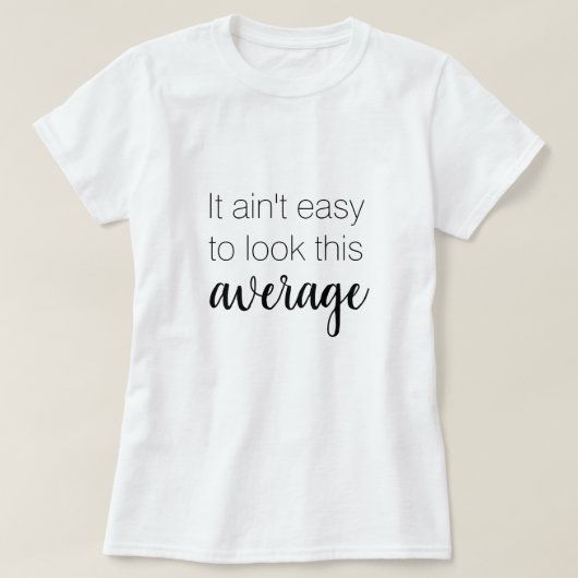 この並みのTシャツを見るのは簡単でおもしろいはない。 Tシャツ (デザイン正面)