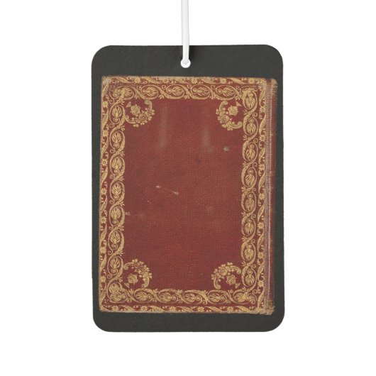 この中の古い本のような匂いがする カーエアーフレッシュナー (正面)