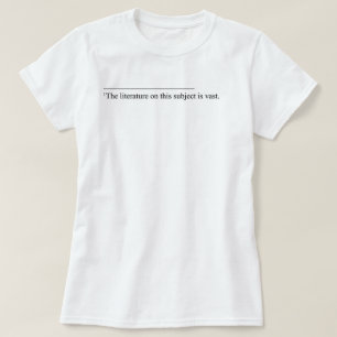 この主題の文献 Tシャツ
