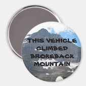 この乗り物は逆山に登った マグネット (正面/裏面)