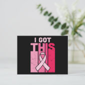 この乳得癌の戦士の生存者を強化する ポストカード (スタンド正面)