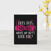 この乳房切除術は私のお尻を大きく見せるか カード (黄色い花)