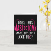 この乳房切除術は私のお尻を大きく見せるか カード (黄色い花)