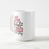 この争闘は話の一部だ コーヒーマグカップ (正面左)