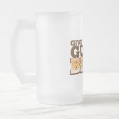 この人にビールを与えて下さい フロストグラスビールジョッキ (左)