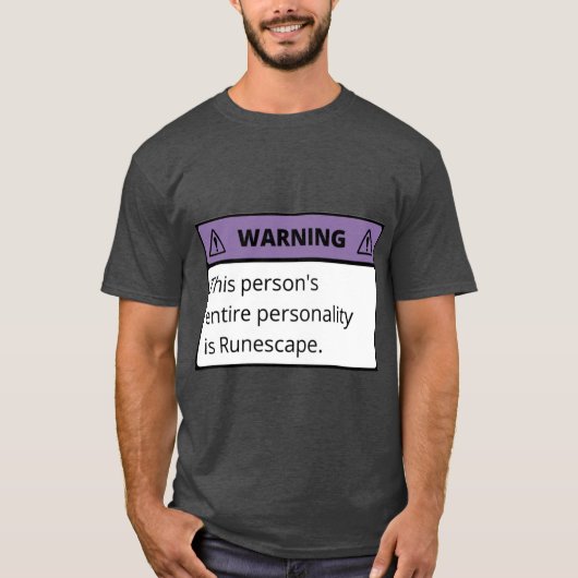 この人の全てがルーネスカです Tシャツ (正面)
