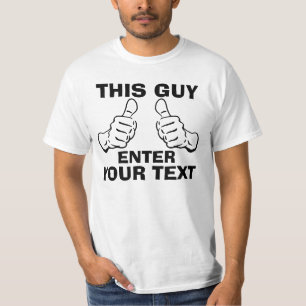 この人はそれをカスタマイズ(黒い文字) Tシャツ