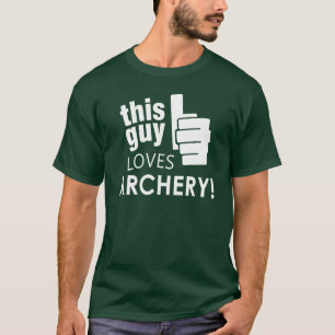 この人はアーチェリーを愛します! Tシャツ