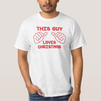 この人はクリスマスを愛します Tシャツ