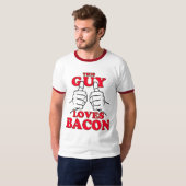 この人はベーコンを愛します Tシャツ (正面フル)