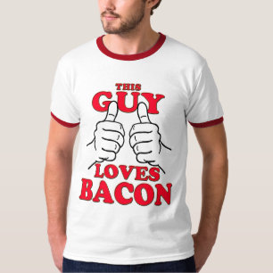 この人はベーコンを愛します Tシャツ