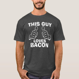 この人はベーコンを愛します Tシャツ