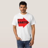 この人は屁をくんくんかぎます Tシャツ (正面フル)