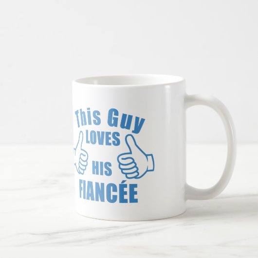 この人は彼のfiancéeのマグのコップのバレンタインのgifを愛します コーヒーマグカップ (右)