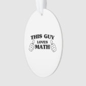 この人は数学を愛します オーナメント (正面)