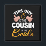 この人は新郎新婦のいとこ結婚だ マグネット<br><div class="desc">新郎新婦の嫁のいとこ結婚だ</div>