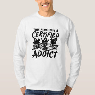 この人は認定幽霊ハンター狩り狩り Tシャツ