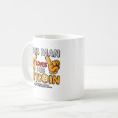 この人はBitcoinの彼のマグを愛します コーヒーマグカップ (正面左)