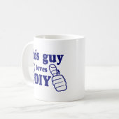 この人はDIYを愛します コーヒーマグカップ (正面左)