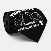 この人はYで食べることを愛します ネクタイ (ロール)