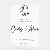 この人生と次のアクリル結婚のサイン アクリルサイン (傾斜)