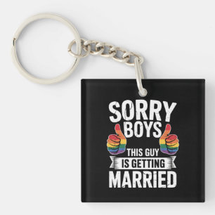 この人結婚します LGBTQプライド 残念男子たち キーホルダー