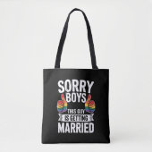 この人結婚します LGBTQ Pride トートバッグ (正面)