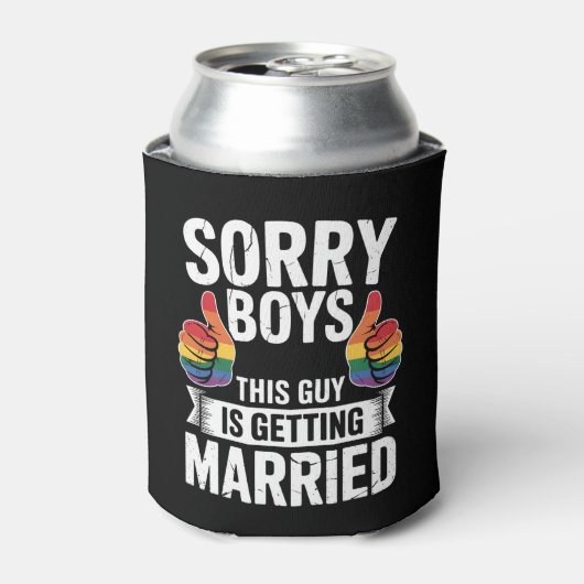 この人結婚します LGBTQ Pride 缶クーラー (缶正面)