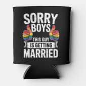 この人結婚します LGBTQ Pride 缶クーラー (正面)