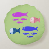 この人魚の枕をパーソナライズ ラウンドクッション (裏面)