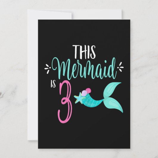 この人魚は人魚3人の誕生日ガール (正面)