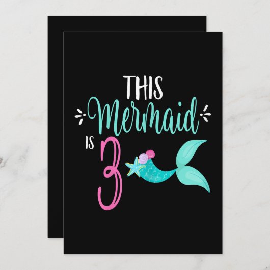 この人魚は人魚3人の誕生日ガール (正面/裏面)