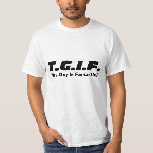 "この人… "のワイシャツ Tシャツ (正面)